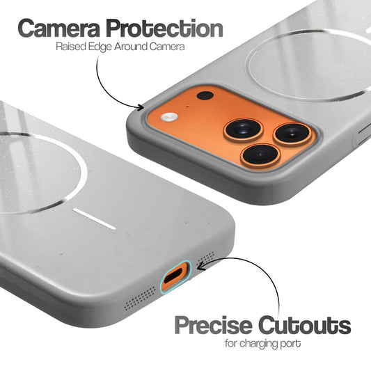 Apple iphone 17 Pro Max Polished Titanium Hard Case