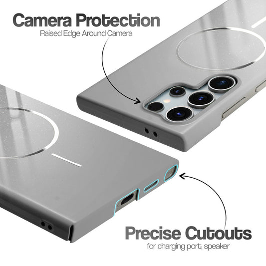 Samsung S24 Ultra 5G Polished Titanium Hard Case