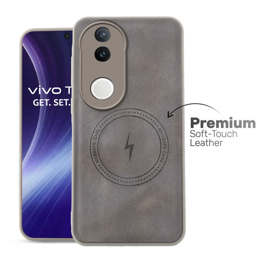 Refined PU Leather Case for Vivo T4R 5G