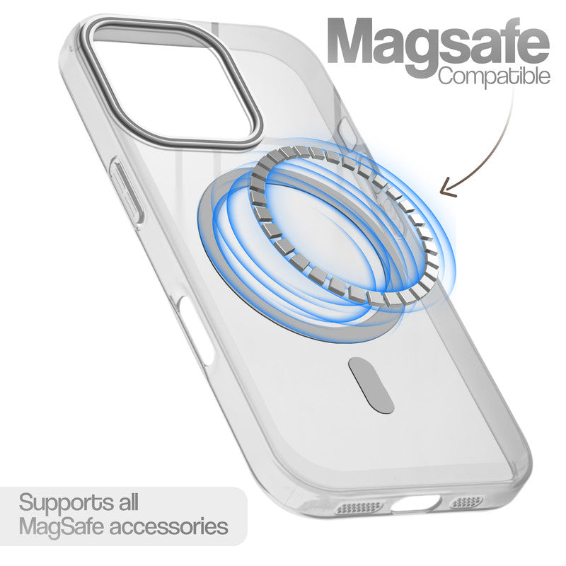 Anti-Yellow Colored Camera Line Case Support Wireless Charging Back Cover For Apple iPhone 16 Pro