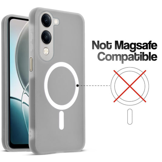 Classic Matte Silicone Back Case for Vivo Y19e