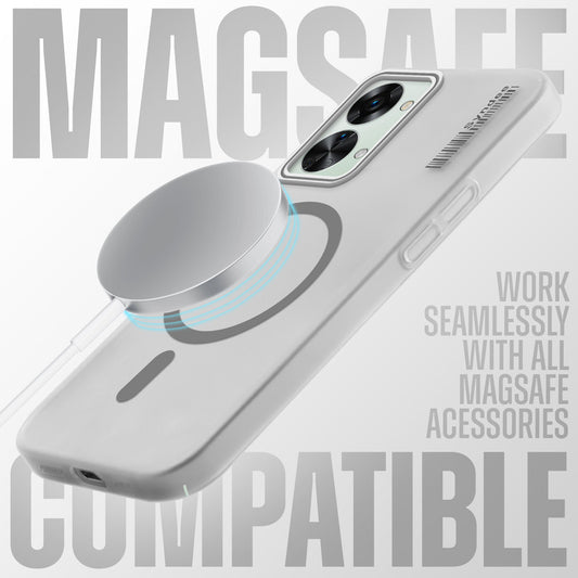 New Elegant Frosted Matte Slim Back With MagSafe Support Back Case For OnePlus Nord 2T 5G