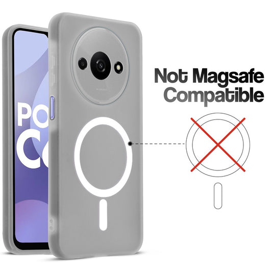 Classic Matte Silicone Back Case for Poco C61