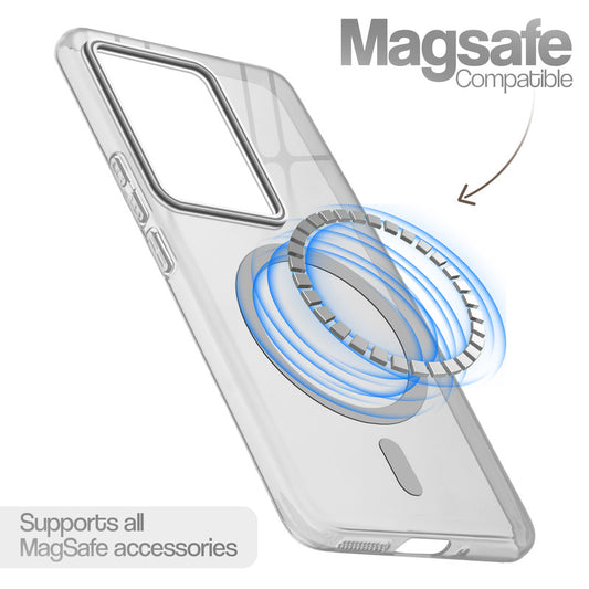 Glossy Hard Magsafe Case Vivo V27 5G