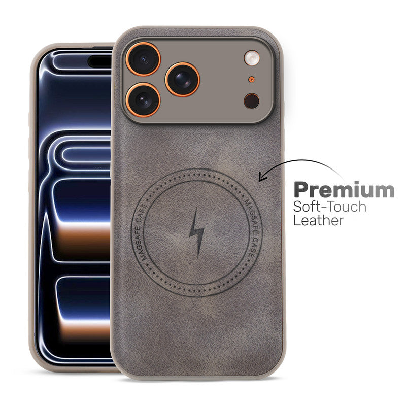 Refined PU Leather Case for Apple iPhone 17 Pro