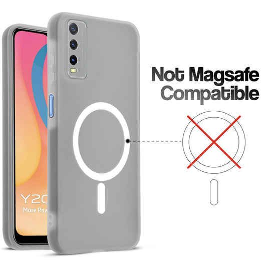 Classic Matte Silicone Back Case for Vivo Y20G