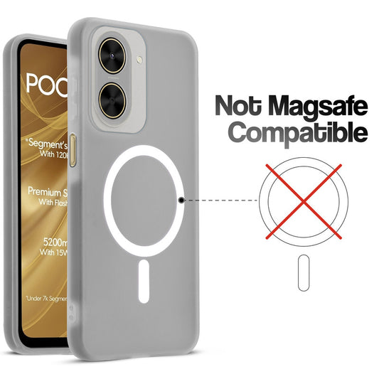 Classic Matte Silicone Back Case for Poco C71