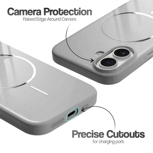 Smooth & Shiny Glossy Hard Back Cover Case For Apple iPhone 17 With Magsafe Support