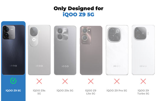 Premium Liquid Silicone Comfort Grip Case for iQOO Z9 5G with Soft Touch Matte TPU