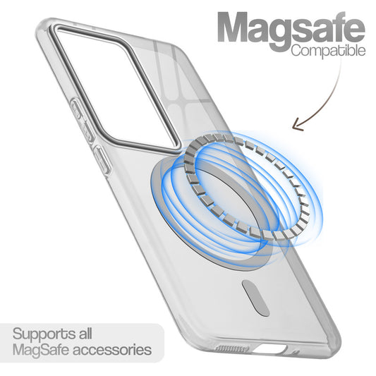 Anti-Yellow Scratch Resistant Case Support Magnetic Accessories Back Cover For Vivo V29 5G