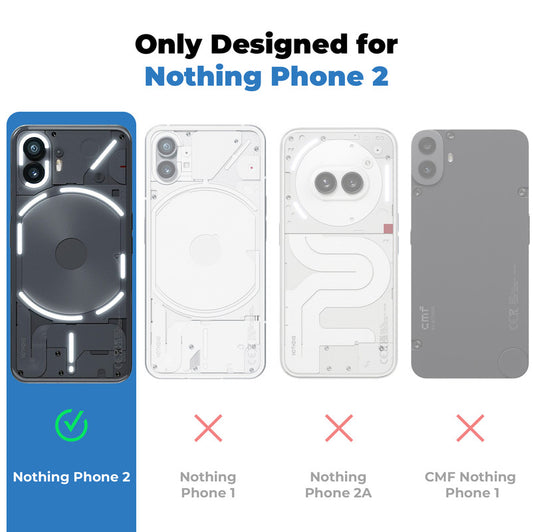 New Elegant Frosted Matte Slim Back With MagSafe Support Back Case For Nothing Phone 2