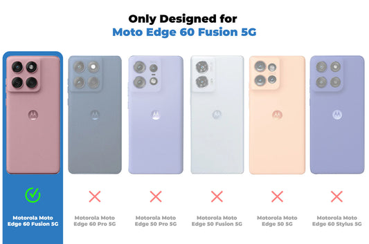 New Elegant Frosted Matte Slim Back With MagSafe Support Back Case For Motorola Moto Edge 60 Fusion 5G