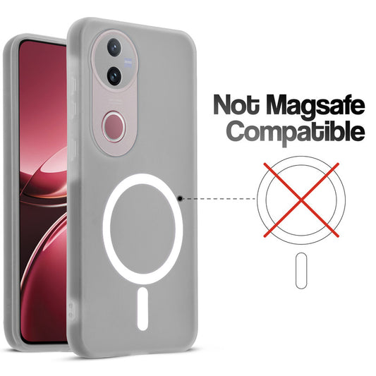 Classic Matte Silicone Back Case for Vivo V50 5G