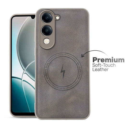 Refined PU Leather Case for Vivo Y19e