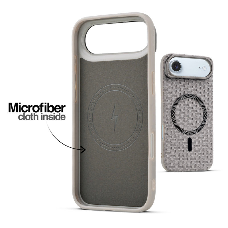 Rugged Silicone Grip Mobile Back Cover Case For Apple iPhone 17 Air With Wireless Charging Support Support