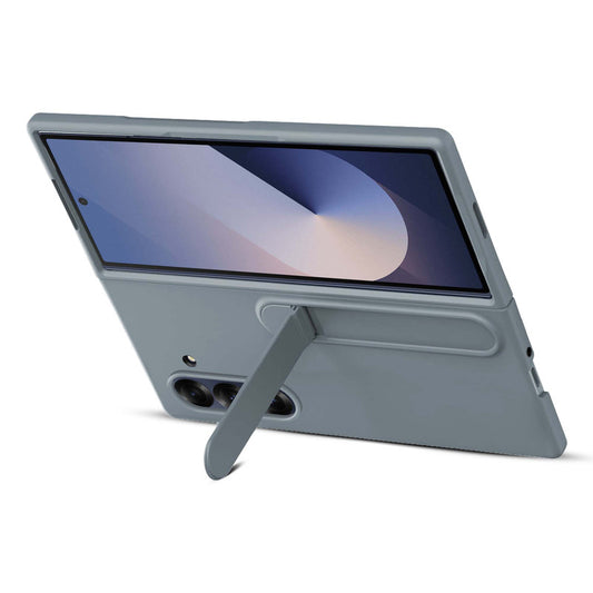 Solid Matte Finish Cover for Samsung Z Fold 6 with Integrated Stand for Hands Free Use