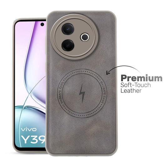 Refined PU Leather Case for Vivo Y39 5G