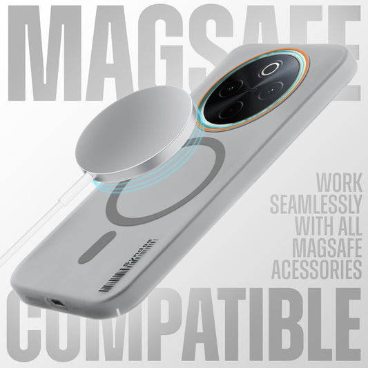 Colorful Frosted Matte MagSafe For Vivo T4 5G