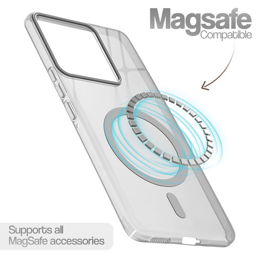 Anti-Yellow Scratch Resistant Case Support Magnetic Accessories Back Cover For Motorola Moto Edge 60 5G