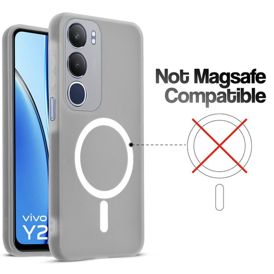 Classic Matte Silicone Back Case for Vivo Y29 5G