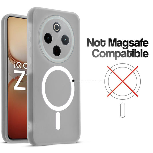 Classic Matte Silicone Back Case for iQOO Z10 5G