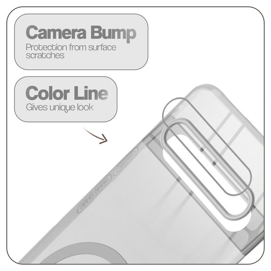 Glossy Hard Magnetic Accessories Support Case Google Pixel 6A