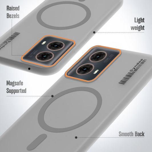 Colorful Frosted Matte MagSafe For Motorola Moto G85 5G