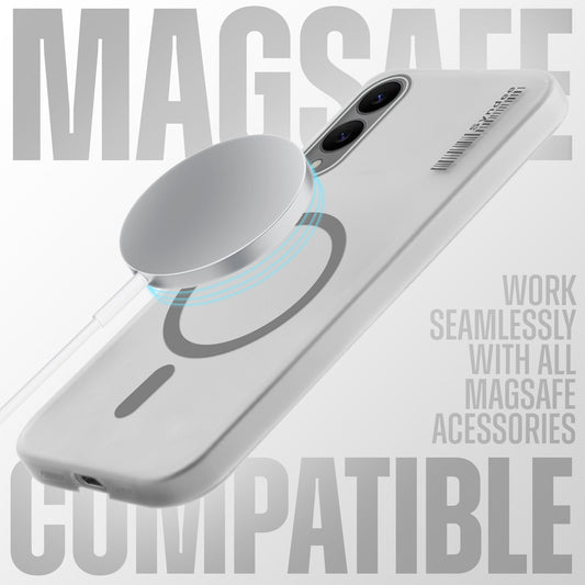 New Sleek Matte MagSafe Case For Samsung S25 Edge 5G