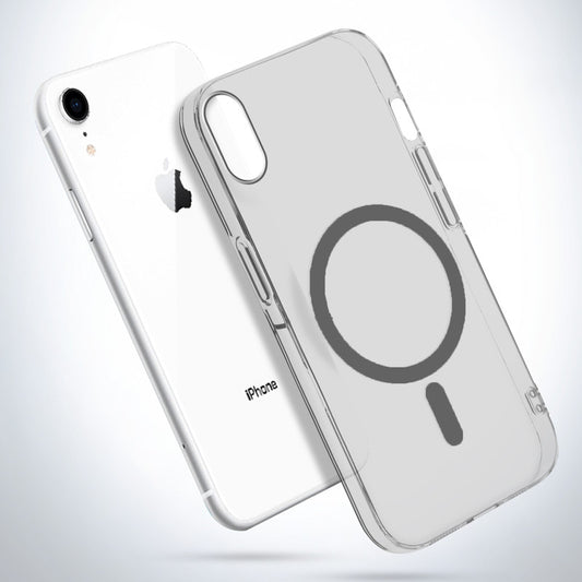 Crystal Clear Hard Back Anti-Yellowing with MagSafe Compatibility Phone Case For Apple iPhone XR