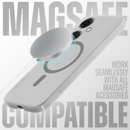 Sleek Frosted Matte Hard Back Cover With MagSafe Compatible Back Case for OnePlus Nord CE 3 5G