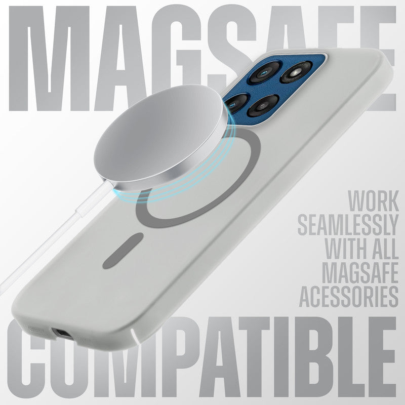 Frosted Slim Wireless Charging Support Case For Motorola Edge 60 Stylus 5G