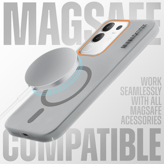 Colorful Frosted Matte MagSafe For Vivo T4X 5G