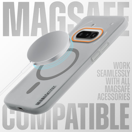 Elegant Colorful Frosted Matte Back With MagSafe Support Back Case For Nothing Phone 3A 5G