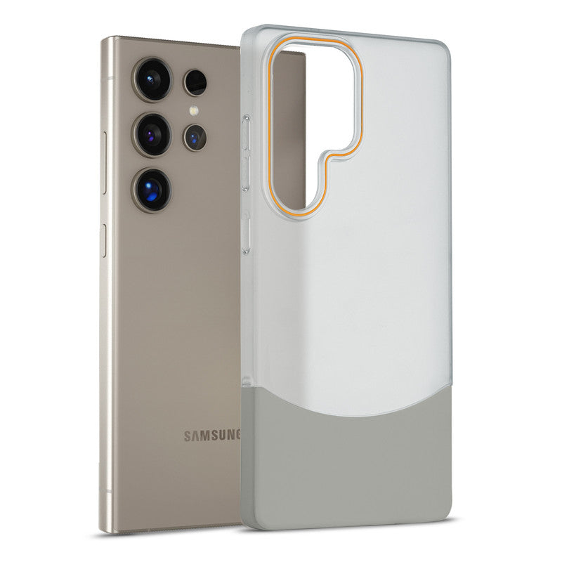 Frosted Case With 2-Cut Interlock For Samsung S23 Ultra 5G