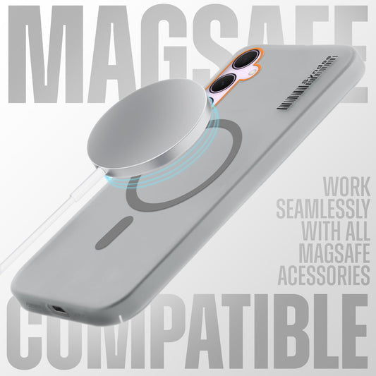 Elegant Colorful Frosted Matte Back With MagSafe Support Back Case For Samsung A35 5G