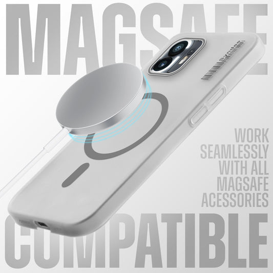 New Elegant Frosted Matte Slim Back With MagSafe Support Back Case For Nothing Phone 2