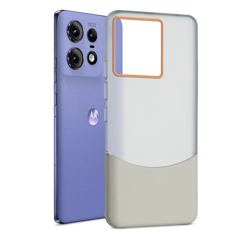 Frosted Case With 2-Cut Interlock For Motorola Moto Edge 50 Pro 5G