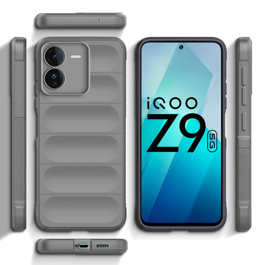 Premium Liquid Silicone Comfort Grip Case for iQOO Z9 5G with Soft Touch Matte TPU