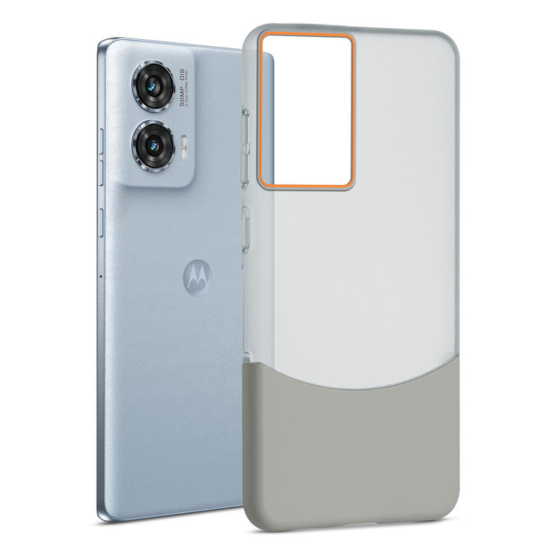 Frosted Case With 2-Cut Interlock For Motorola Moto Edge 50 Fusion 5G
