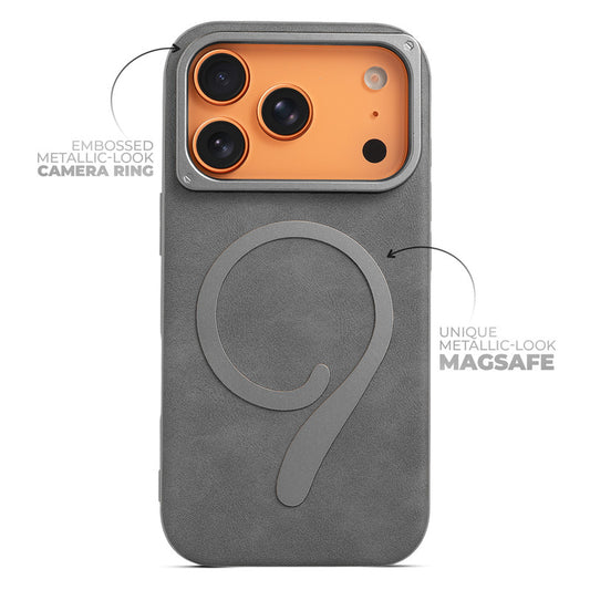 Prime Leather Wireless Charging Compatible Case for Apple iPhone 17 Pro