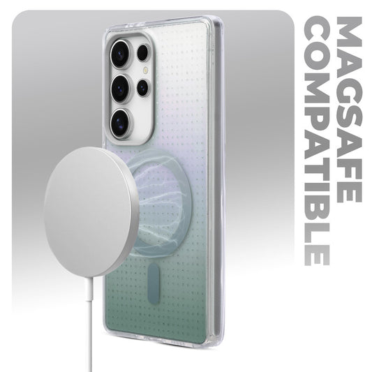 Stunning Dual Shade Starry MagSafe Hard Back Case for Samsung S24 Ultra 5G with Colourful Raised Camera Edges