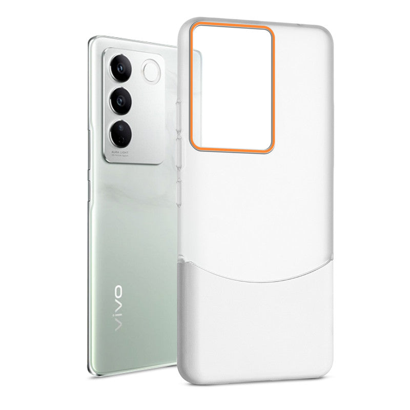 Frosted Case With 2-Cut Interlock For Vivo V27 Pro 5G