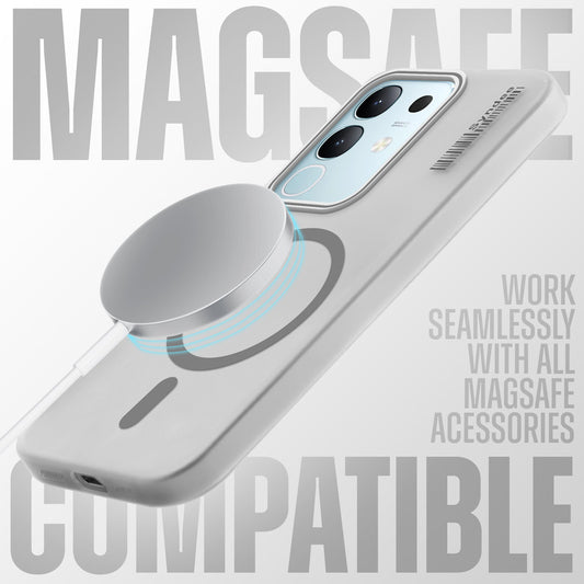 New Sleek Matte MagSafe Case For Vivo T4x 5G