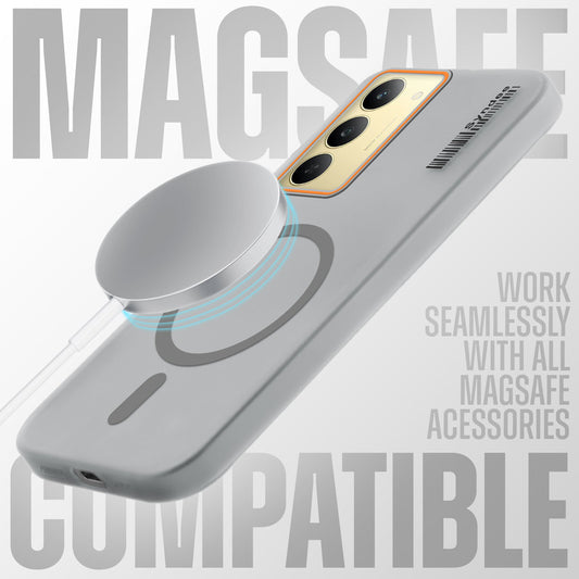Colorful Frosted Matte MagSafe For Realme 14x 5G