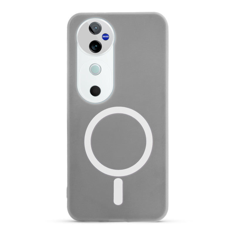 Classic Matte Silicone Back Case for Vivo V40 Pro 5G