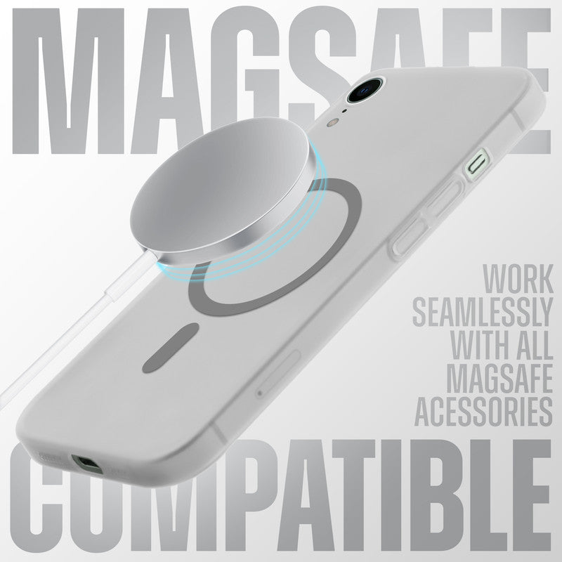 Slim Matte Wireless Charging Support Back Cover for Apple iPhone XR