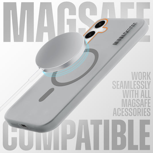 Elegant Colorful Frosted Matte Back With MagSafe Support Back Case For Samsung S24 FE 5G