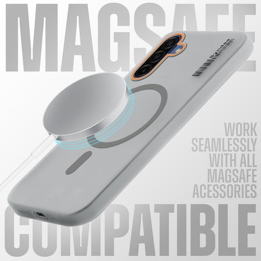 Colorful Frosted Matte MagSafe For Samsung A17 5G