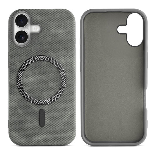 Rugged Vintage Look Back Case For Apple iPhone 16 Plus With Magnetic Charging Compatible with MagSafe