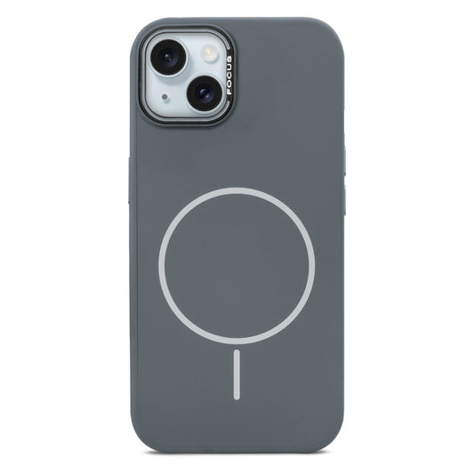 Stylish MagSafe Compatible Liquid Silicone Hard Back Case For Apple iPhone 14